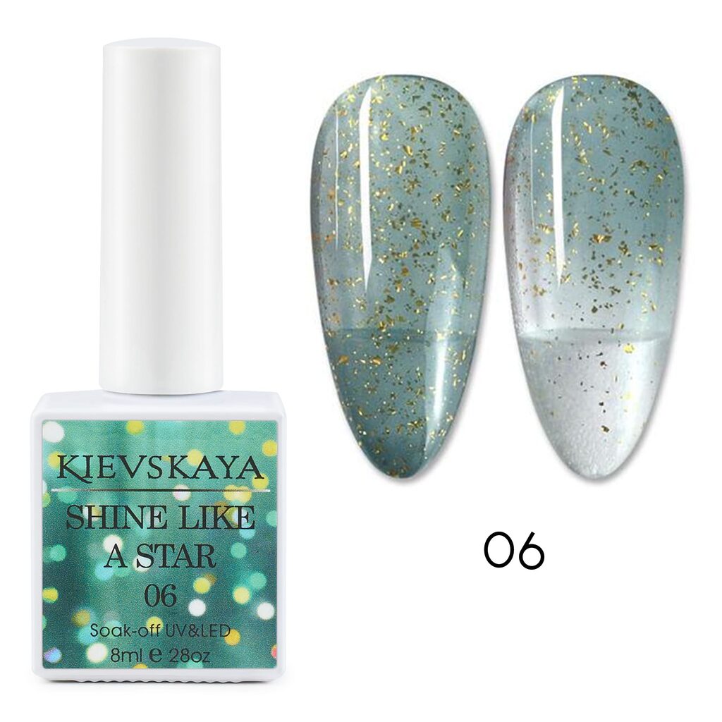 Oja semipermanenta KIEVSKAYA Shine Like a Star- 06 - SLAS-06 - Everin.ro-OJA SEMIPERMANENTA ❤️