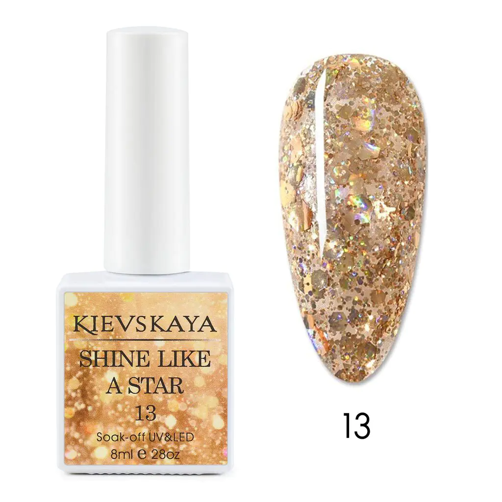 Oja semipermanenta KIEVSKAYA Shine Like a Star- 13 - SLAS-13 - Everin.ro-OJA SEMIPERMANENTA ❤️