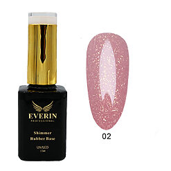 Shimmer Rubber Base Everin 15ml- 02 - SRB-02 - Everin.ro-EVERIN