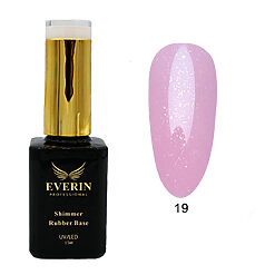 Shimmer Rubber Base Everin 15ml- 19 - SRB-19 - Everin.ro-EVERIN