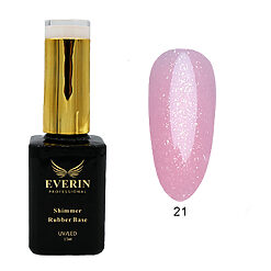 Shimmer Rubber Base Everin 15ml- 21 - SRB-21 - Everin.ro-EVERIN