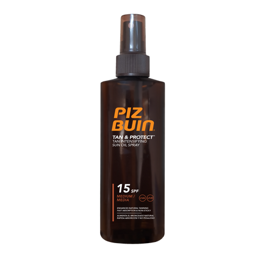 Spray ulei pentru bronzare accelerata SPF 15 Tan & Protect Piz Buin-Ingrijire Corp-Ingrijire Corp