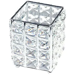Suport Pensule Unghii Crystal Star Silver
