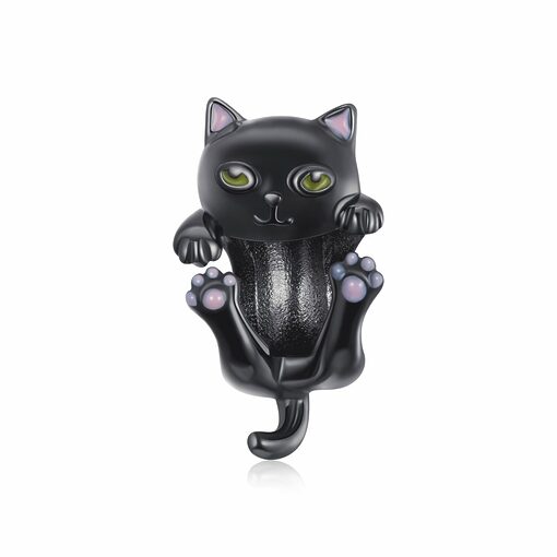 Talisman din argint Black Kitty-Talismane