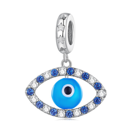 Talisman din argint Blue Eye-Talismane >> Talismane din Argint (toate)