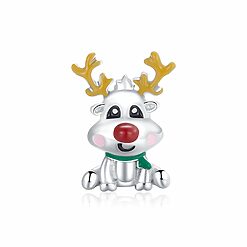 Talisman din argint Cute Reindeer-Talismane