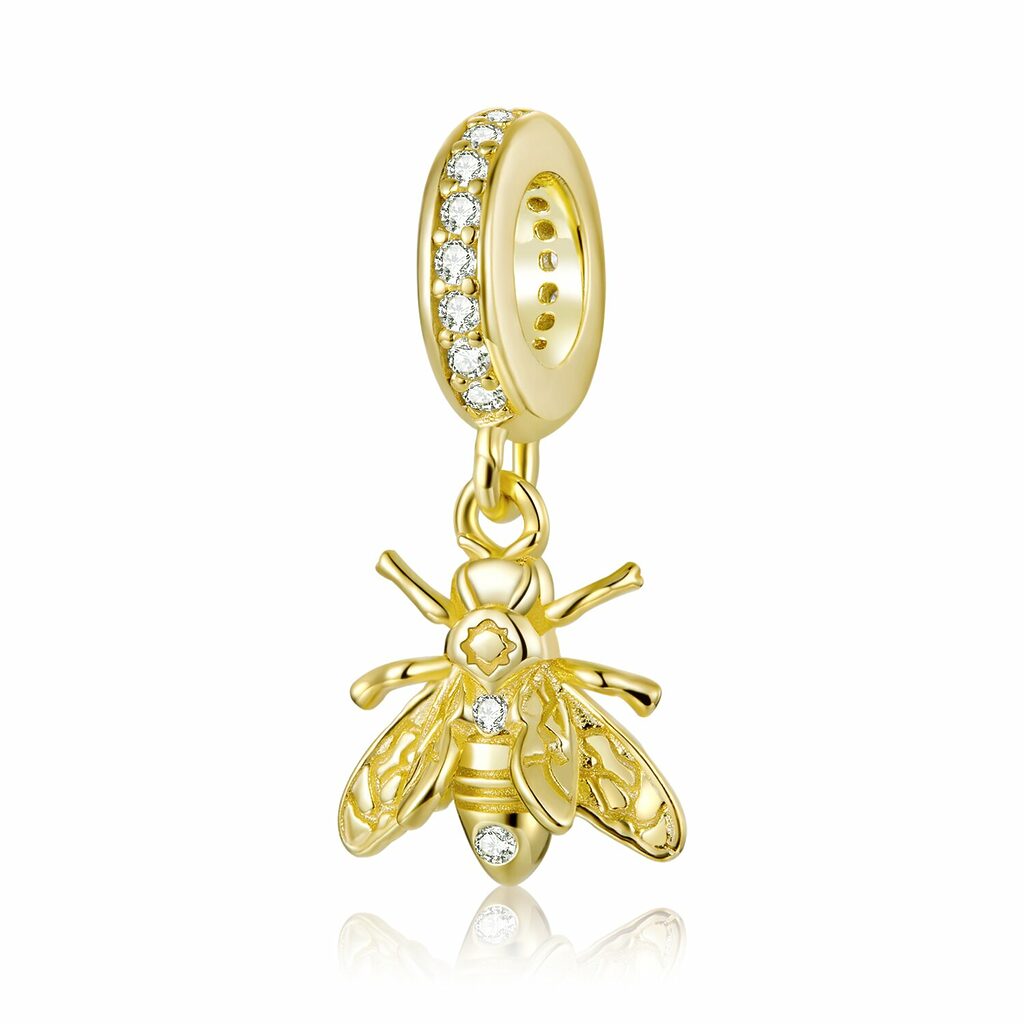 Talisman din argint Golden Bee-Talismane