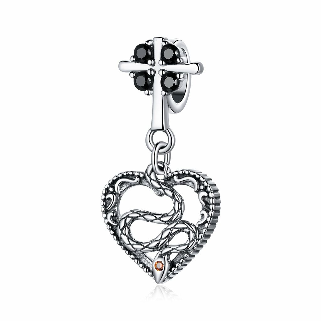 Talisman din argint Gothic Vintage Cross-Talismane >> Talismane din Argint (toate)