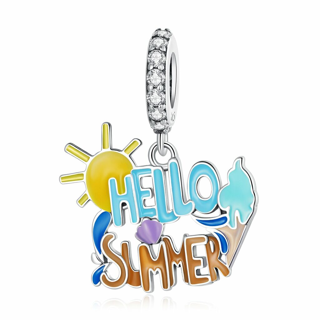 Talisman din argint Hello Summer-Talismane >> Talismane din Argint (toate)