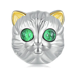 Talisman din argint Hypnotizing Cat-Talismane >> Talismane din Argint (toate)