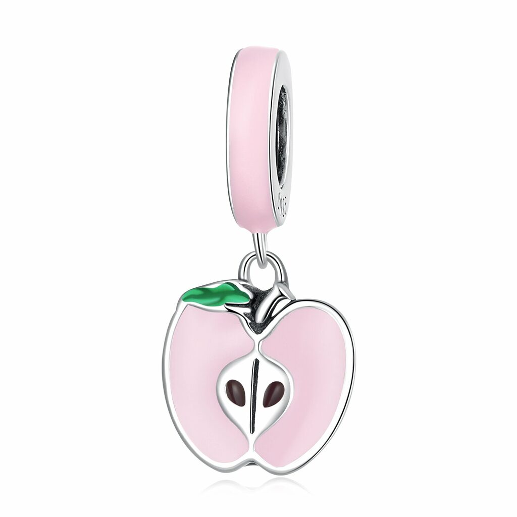 Talisman din argint Pink Email Apple-Talismane >> Talismane din Argint (toate)