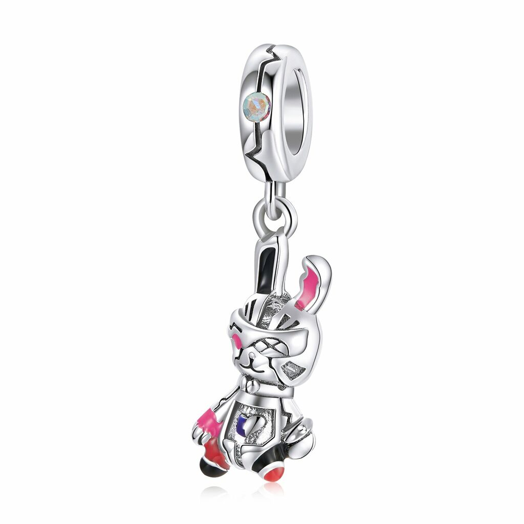 Talisman din argint Pirate Bunny-Talismane >> Talismane din Argint (toate)