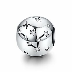 Talisman din argint Pisces Constellation-Talismane >> Talismane din Argint (toate)