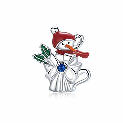 Talisman din argint Snowman Cup-Talismane