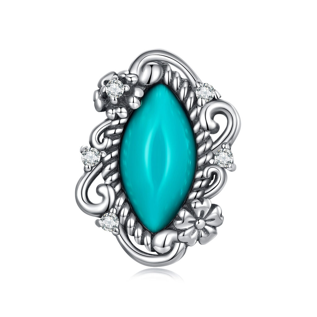 Talisman din argint Turquoise Stone-Talismane >> Talismane din Argint (toate)