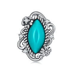 Talisman din argint Turquoise Stone-Talismane >> Talismane din Argint (toate)