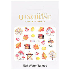 Tatuaj unghii LUXORISE GoldenFall BN 1672 2