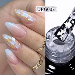 Top Coat Gold Diamond FSM 001- Paiete Argintii - GD-001 - Everin.ro-CONSUMABILE ❤️