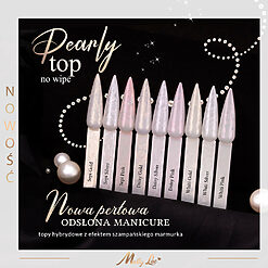 Top Coat Pearly Molly Lac fara HEMA DaisyPink 10gr PEF DP Everin.ro 2