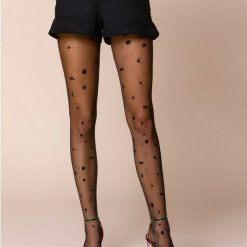 Ciorapi femei negri cu model Gabriella 459 Cosmos 20 den-FEMEI