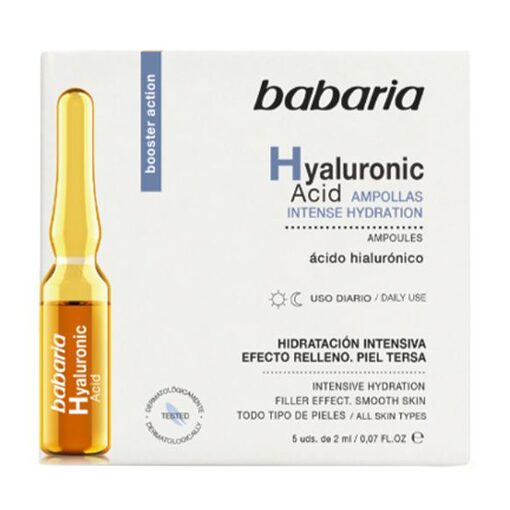 Fiole Babaria cu Acid Hialuronic pentru hidratare-Skincare-Skincare