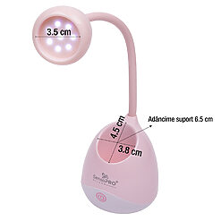 Lampa Unghii UV LED Flexibila BloomBliss PRO SensoPRO Milano Pink 1