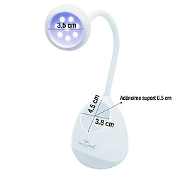 Lampa Unghii UV LED Flexibila BloomBliss PRO SensoPRO Milano White 4
