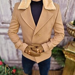 cu guler de blana - PT367-Paltoane