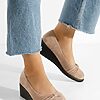 Pantofi cu platforma Fines kaki-Pantofi cu platforma-Pantofi cu platforma