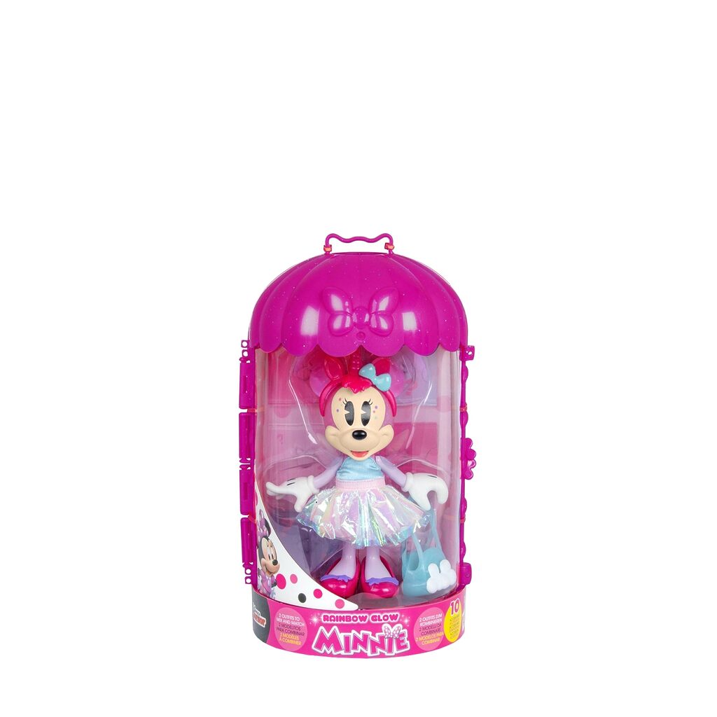 Papusa disney minnie mouse rainbow glow-Jucarii-Figurine