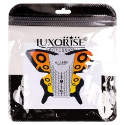 Sabloane Constructie Unghii Fluture Portocaliu LUXORISE 50 buc 1