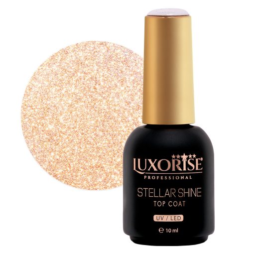 Top Coat LUXORISE - STELLAR SHINE Cosmic Crown 10ml-Accesorii Unghii > Primer / Base Coat / Top Coat