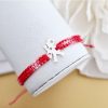 Bratara Martisor - Simbol cosar din Argint 925 - Snur impletit rosu&alb-Martisor >> Martisoare Argint 925 >> Noutati