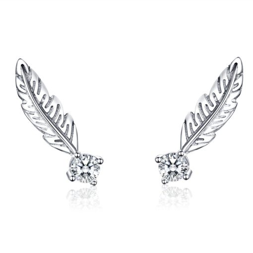 Cercei din argint Fancy Feathers-Cercei >> Cercei din argint
