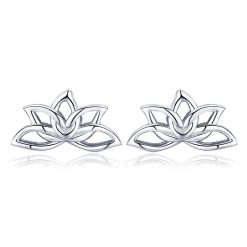 Cercei din argint Little Lotus-Cercei >> Cercei din argint