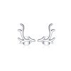 Cercei din argint Reindeer Horns-Cercei
