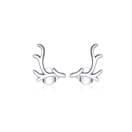 Cercei din argint Reindeer Horns-Cercei