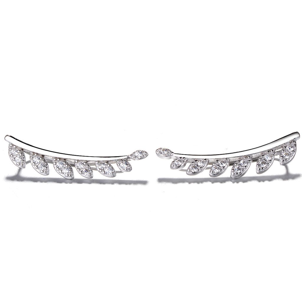 Cercei ear cuffs argint 925