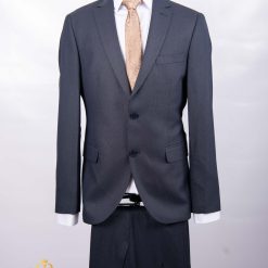 Costum bleumarin Slim Fit Sacou si pantalon C4562 3