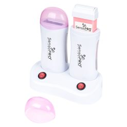 Incalzitor ceara dublu cu suport SensoPRO Milano WAX EXPERT DUO Roz 2