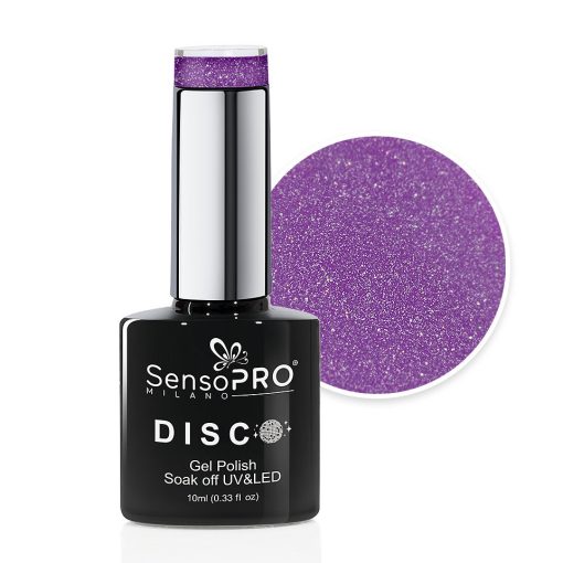 Oja Semipermanenta Disco SensoPRO Milano 10ml - Cosmic Purple #28-Oja Semipermanenta > Oja Disco SensoPRO 10ml