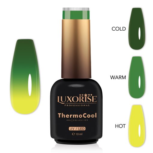 Oja Semipermanenta Termica 3 Culori LUXORISE ThermoCool - Citrus Cooler 10ml-Oja Semipermanenta > Oja Termica LUXORISE