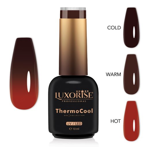 Oja Semipermanenta Termica 3 Culori LUXORISE ThermoCool - Finest Look 10ml-Oja Semipermanenta > Oja Termica LUXORISE