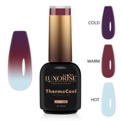 Oja Semipermanenta Termica 3 Culori LUXORISE ThermoCool - Happy Hippy 10ml-Oja Semipermanenta > Oja Termica LUXORISE