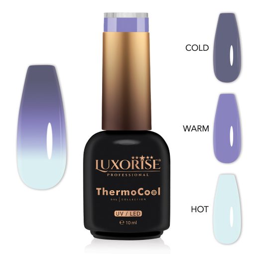 Oja Semipermanenta Termica 3 Culori LUXORISE ThermoCool - Hidden Innocence 10ml-Oja Semipermanenta > Oja Termica LUXORISE