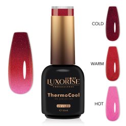 Oja Semipermanenta Termica 3 Culori LUXORISE ThermoCool - Pinky Secret 10ml-Oja Semipermanenta > Oja Termica LUXORISE