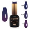 Oja Semipermanenta Termica 3 Culori LUXORISE ThermoCool - Plum Affair 10ml-Oja Semipermanenta > Oja Termica LUXORISE