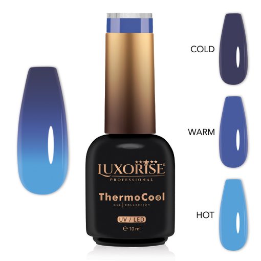 Oja Semipermanenta Termica 3 Culori LUXORISE ThermoCool - Secret Place 10ml-Oja Semipermanenta > Oja Termica LUXORISE