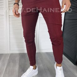 Pantaloni barbati casual regular fit grena B1769 14-5 E ~-Pantaloni > Pantaloni casual
