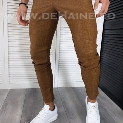 Pantaloni barbati casual regular fit maro B1769 E 10-2 ~-Pantaloni > Pantaloni casual